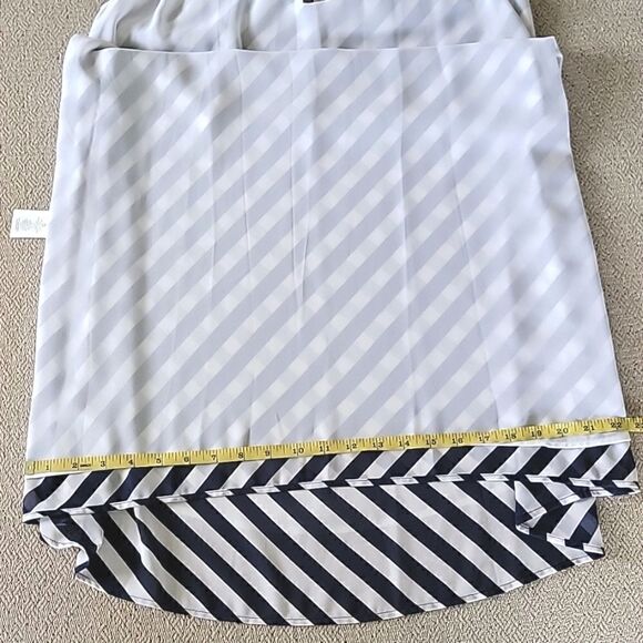 Michael Kors Navy and White Nautical Striped Sleeveless Dress - XS - Picture 11 of 15